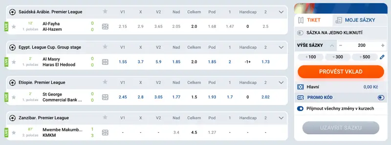 Mostbet Sportovní sázení